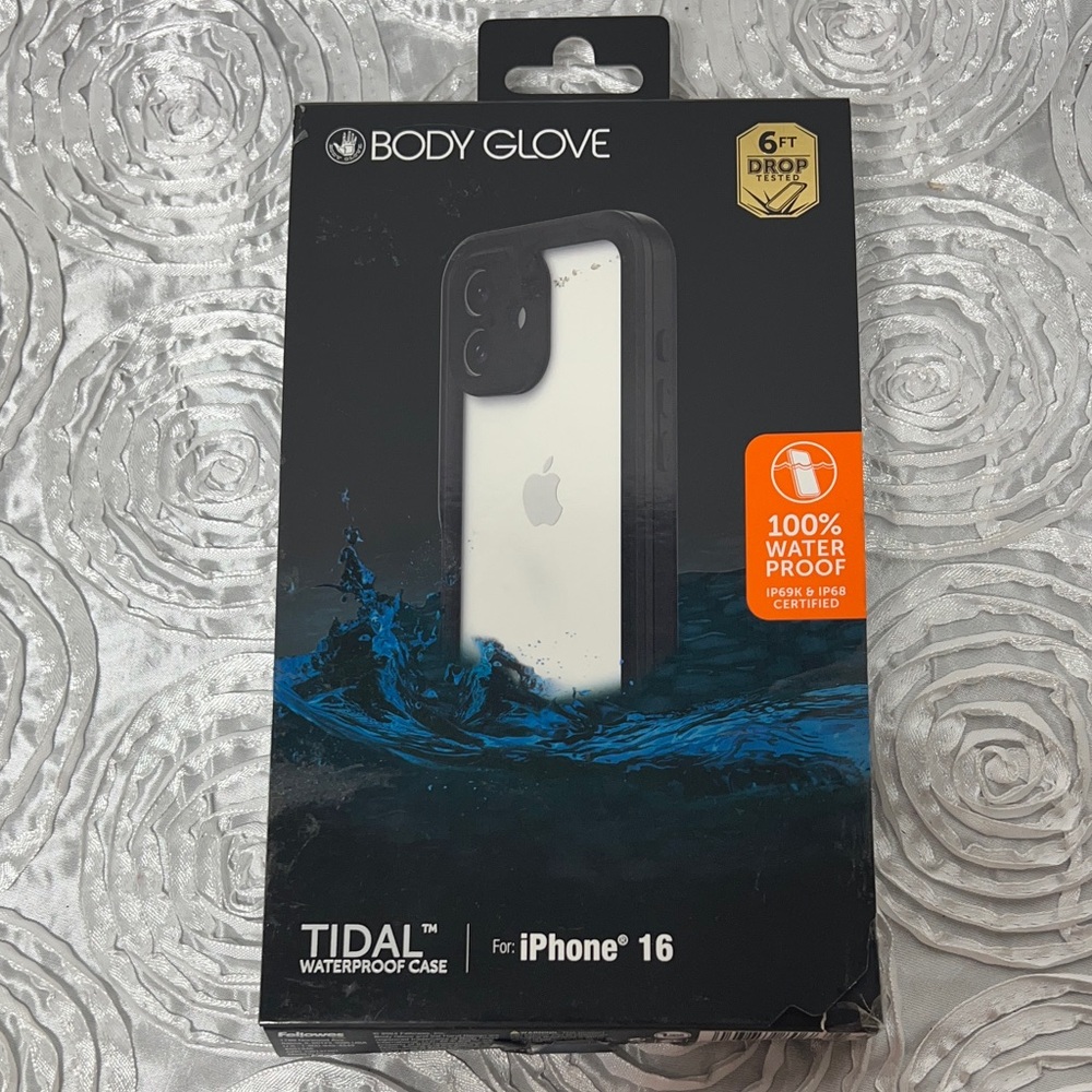 Body Glove Tidal Waterproof Case for iPhone 16 - Black